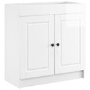 Badeværelsesmøbel sæt Hvid højglans 78,5 x 37,5 x 81 cm