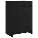 Badeværelsesmøbel sæt Sort eg 61 x 40 x 84,5 cm Konstrueret træ