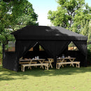 Party Tent Sort 292 x 580 x 315 cm Oxford stof