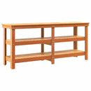 Arbejdsbænk Voks brun 181,5 x 50 x 80 cm Massiv fyrretræ