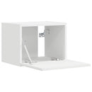 TV vægskab Vægmonteret Hvid 39 x 31 x 29,5 cm Konstrueret træ