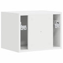 TV vægskab Vægmonteret Hvid 39 x 31 x 29,5 cm Konstrueret træ
