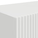 TV vægskab 2 pcs Hvid 39 x 31 x 29,5 cm Konstrueret træ