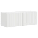 TV vægskab 2 pcs Hvid 39 x 31 x 29,5 cm Konstrueret træ