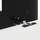 TV vægskab 2 pcs Sort 39 x 31 x 29,5 cm Konstrueret træ