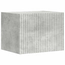 TV vægskab Vægmonteret Beton 39 x 31 x 29,5 cm Konstrueret træ