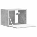 TV vægskab Vægmonteret Beton 39 x 31 x 29,5 cm Konstrueret træ