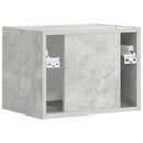 TV vægskab Vægmonteret Beton 39 x 31 x 29,5 cm Konstrueret træ