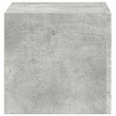 TV vægskab Vægmonteret Beton 39 x 31 x 29,5 cm Konstrueret træ