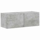 TV vægskab 2 pcs Beton 39 x 31 x 29,5 cm Konstrueret træ
