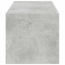 TV vægskab 2 pcs Beton 39 x 31 x 29,5 cm Konstrueret træ