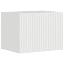 TV vægskab Gloss Hvid 39 x 31 x 29,5 cm Konstrueret træ