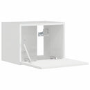 TV vægskab Gloss Hvid 39 x 31 x 29,5 cm Konstrueret træ