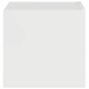 TV vægskab Gloss Hvid 39 x 31 x 29,5 cm Konstrueret træ