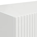 TV vægskab 2 pcs Gloss Hvid 39 x 31 x 29,5 cm Konstrueret træ