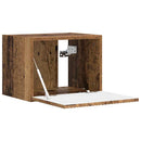 TV vægskab Røget eg 39 x 31 x 29,5 cm Konstrueret træ