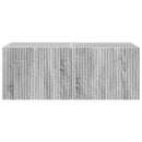 TV vægskab 2 pcs Grå Sonoma 39 x 31 x 29,5 cm Konstrueret træ