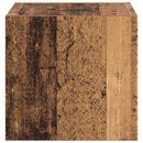 TV vægskab Gammelt træ 39 x 31 x 29,5 cm Konstrueret træ