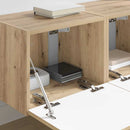 TV vægskab 2 pcs Artisan eg 39 x 31 x 29,5 cm Konstrueret træ
