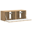TV vægskab 2 pcs Artisan eg 39 x 31 x 29,5 cm Konstrueret træ