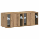 TV vægskab 2 pcs Artisan eg 39 x 31 x 29,5 cm Konstrueret træ