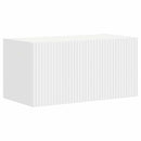 TV vægskab Vægmonteret Hvid 60 x 31 x 29,5 cm Konstrueret træ