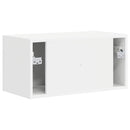 TV vægskab Vægmonteret Hvid 60 x 31 x 29,5 cm Konstrueret træ