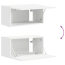 TV vægskab Vægmonteret Hvid 60 x 31 x 29,5 cm Konstrueret træ