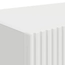TV vægskab 2 pcs Hvid 60 x 31 x 29,5 cm Konstrueret træ