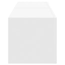 TV vægskab 2 pcs Hvid 60 x 31 x 29,5 cm Konstrueret træ