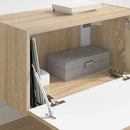 TV vægskab Vægmonteret Sonoma 60 x 31 x 29,5 cm Konstrueret træ