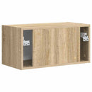 TV vægskab Vægmonteret Sonoma 60 x 31 x 29,5 cm Konstrueret træ