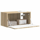 TV vægskab Vægmonteret Sonoma 60 x 31 x 29,5 cm Konstrueret træ