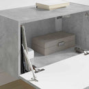 TV vægskab Vægmonteret Beton 60 x 31 x 29,5 cm Konstrueret træ