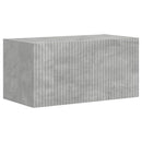 TV vægskab Vægmonteret Beton 60 x 31 x 29,5 cm Konstrueret træ