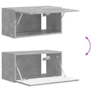 TV vægskab Vægmonteret Beton 60 x 31 x 29,5 cm Konstrueret træ