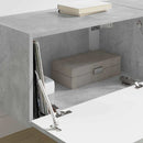 TV vægskab 2 pcs Beton 60 x 31 x 29,5 cm Konstrueret træ