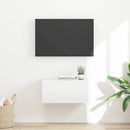 TV vægskab Gloss Hvid 60 x 31 x 29,5 cm Konstrueret træ