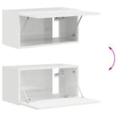 TV vægskab Gloss Hvid 60 x 31 x 29,5 cm Konstrueret træ