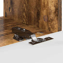 TV vægskab 2 pcs Røget eg 60 x 31 x 29,5 cm Konstrueret træ