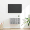 TV vægskab Grå Sonoma 60 x 31 x 29,5 cm Konstrueret træ