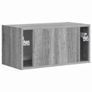 TV vægskab Grå Sonoma 60 x 31 x 29,5 cm Konstrueret træ
