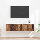 TV vægskab 2 pcs Gammelt træ 60 x 31 x 29,5 cm Konstrueret træ