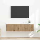 TV vægskab 2 pcs Artisan eg 60 x 31 x 29,5 cm Konstrueret træ