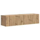 TV vægskab 2 pcs Artisan eg 60 x 31 x 29,5 cm Konstrueret træ