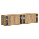 TV vægskab 2 pcs Artisan eg 60 x 31 x 29,5 cm Konstrueret træ