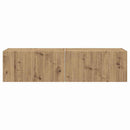 TV vægskab 2 pcs Artisan eg 60 x 31 x 29,5 cm Konstrueret træ