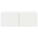 TV vægskab Vægmonteret Hvid 78,5 x 31 x 29,5 cm Konstrueret træ