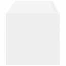 TV vægskab Vægmonteret Hvid 78,5 x 31 x 29,5 cm Konstrueret træ