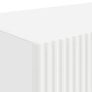 TV vægskab 2 pcs Hvid 78,5 x 31 x 29,5 cm Konstrueret træ